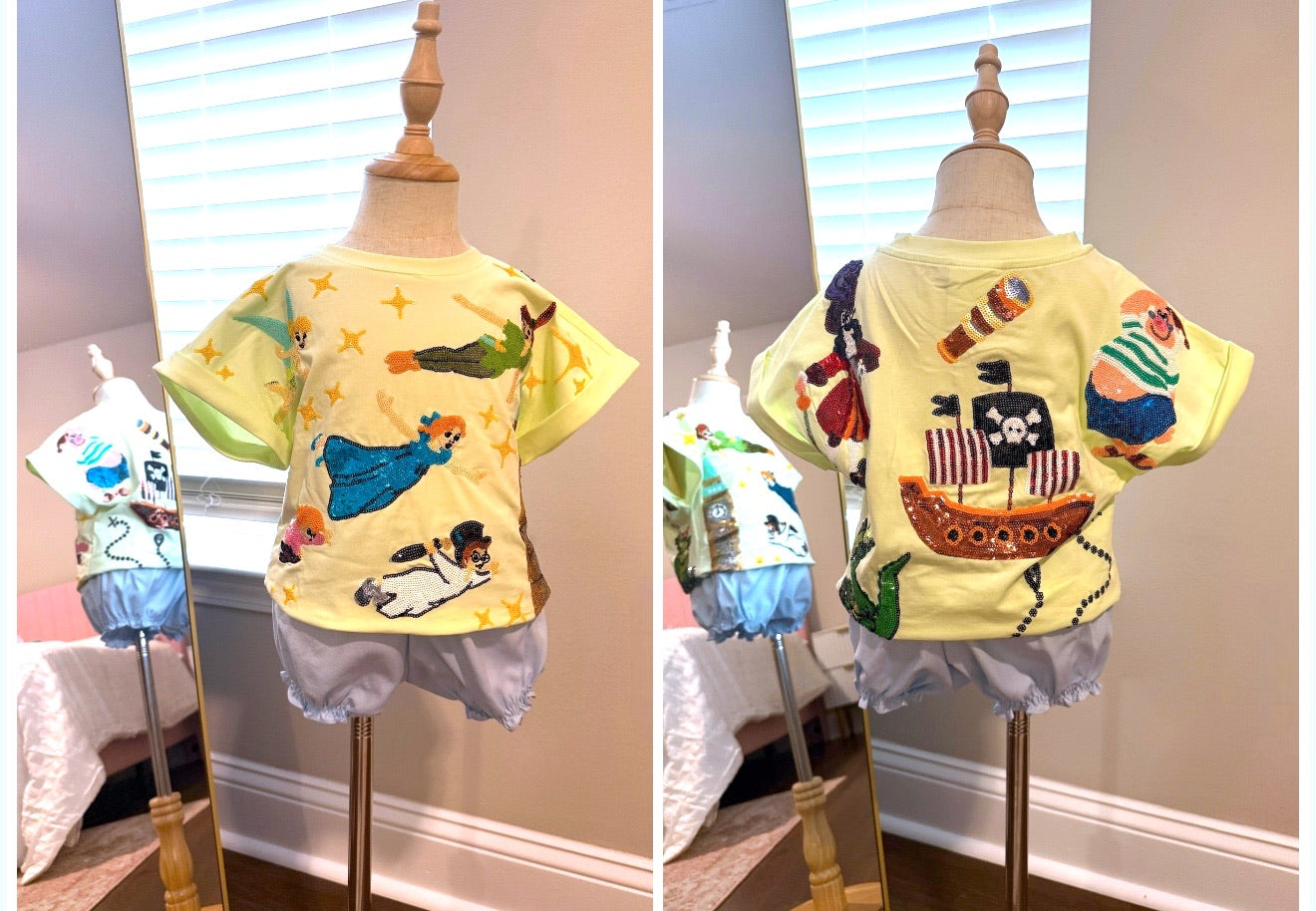 Flying Peter Sequin Shirt-KIDS