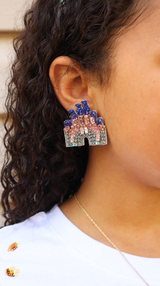 Enchanted Castle Stud Earrings