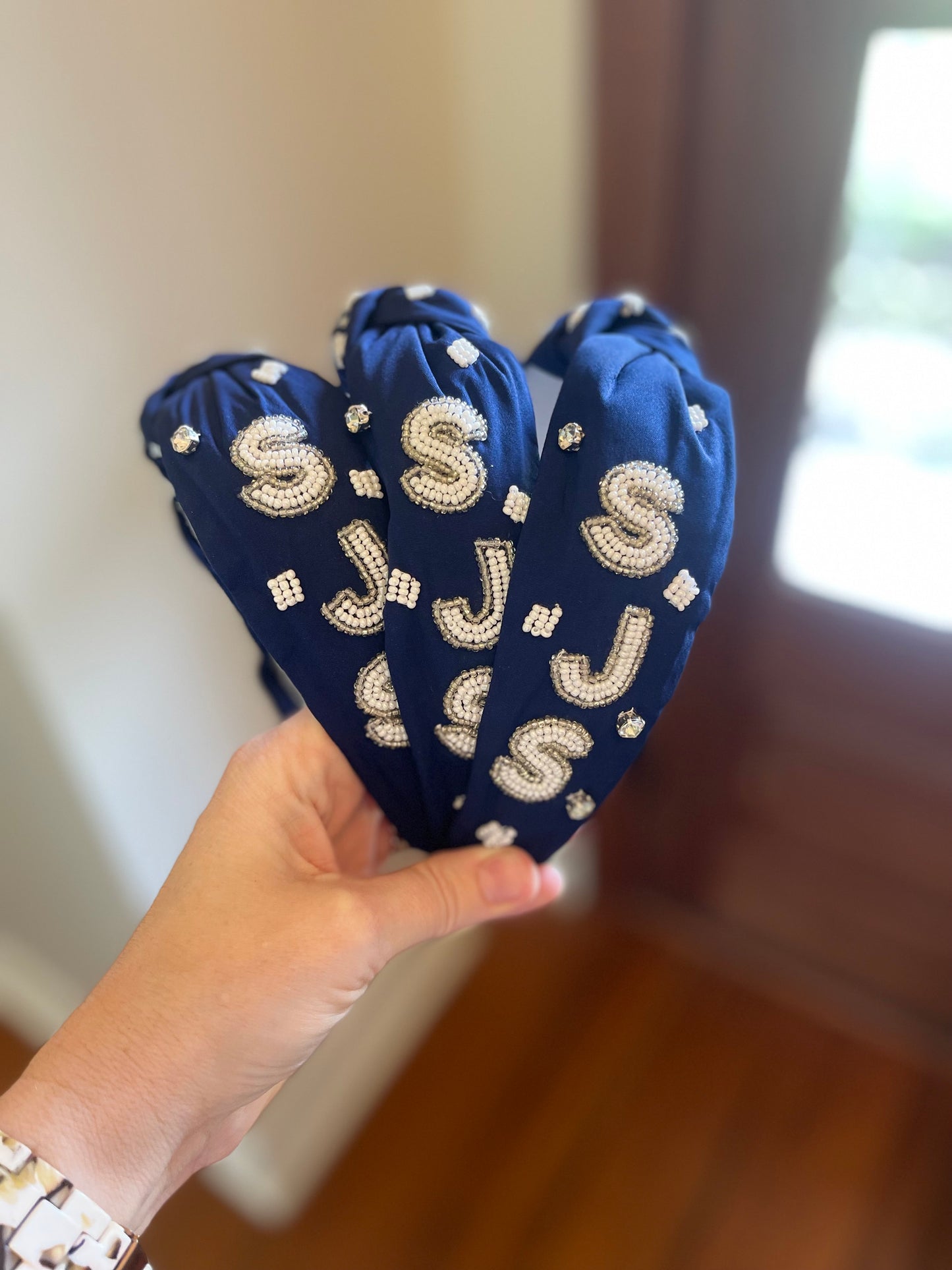 St. Joseph’s School Beaded Headband SJS-Plaucheville