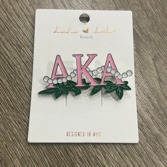 AKA-Alpha Kappa Alpha Sorority Lapel Pin - Ivy and Pearls