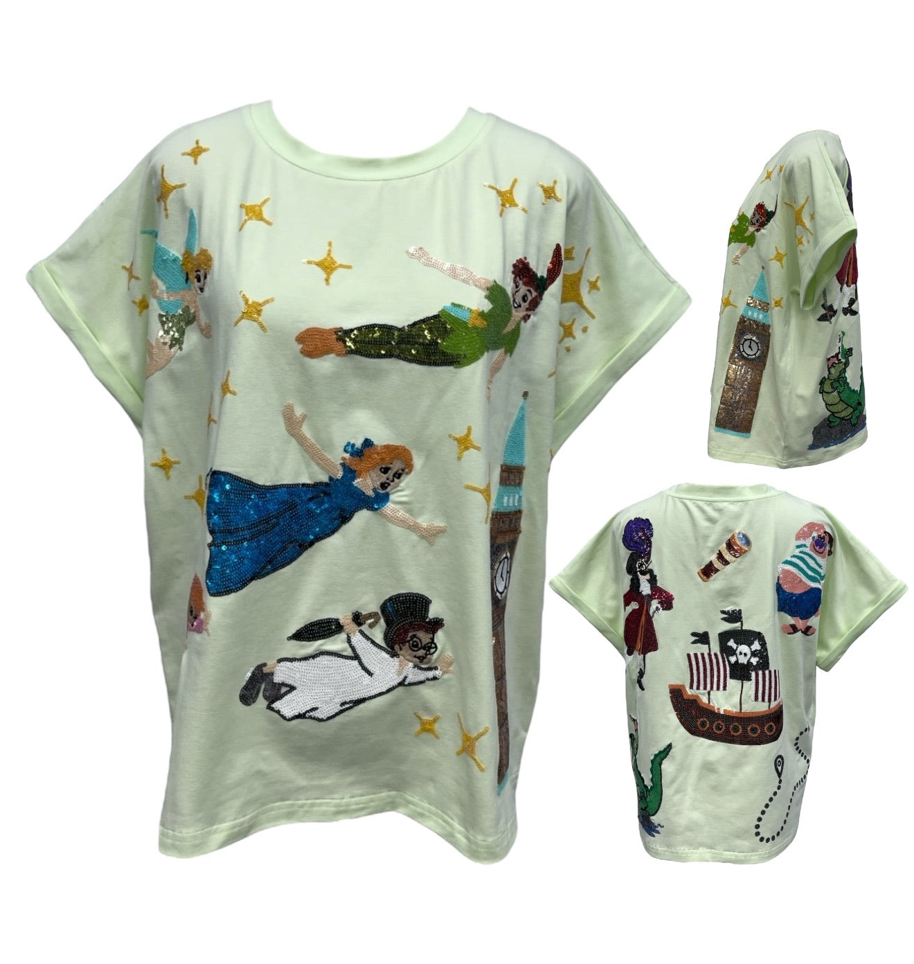 Flying Peter Sequin Shirt-Adult