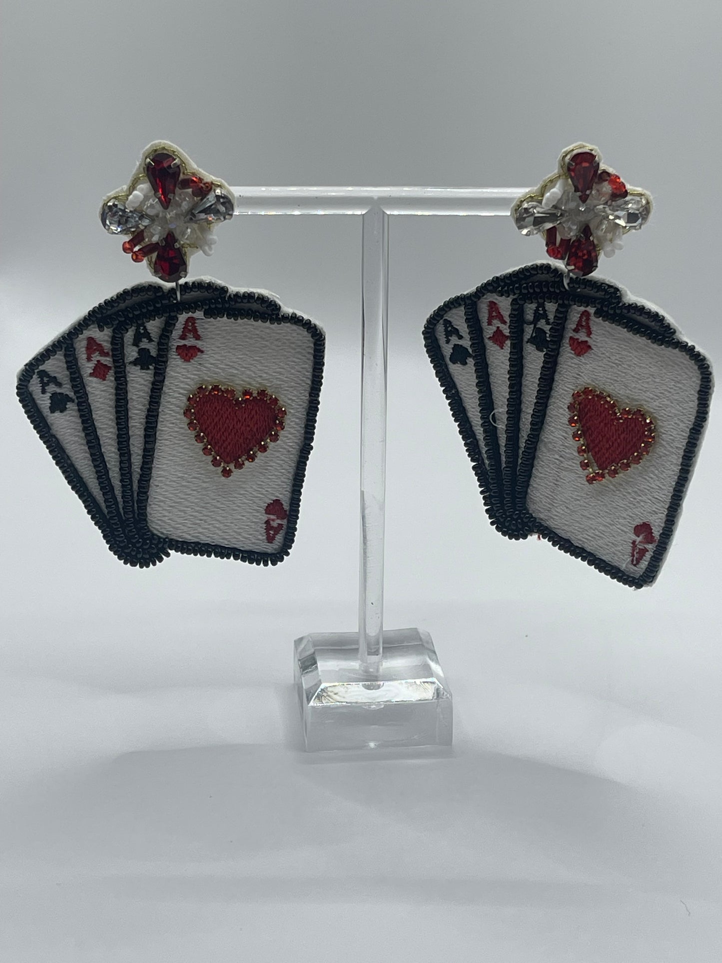 House of Aces Earrings - MBA Exclusive