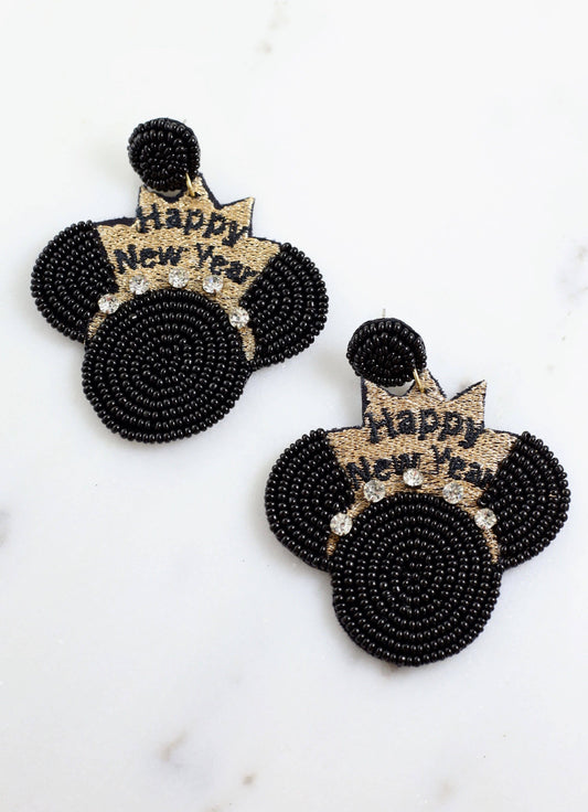 Midnight Sparkle Ears Earrings