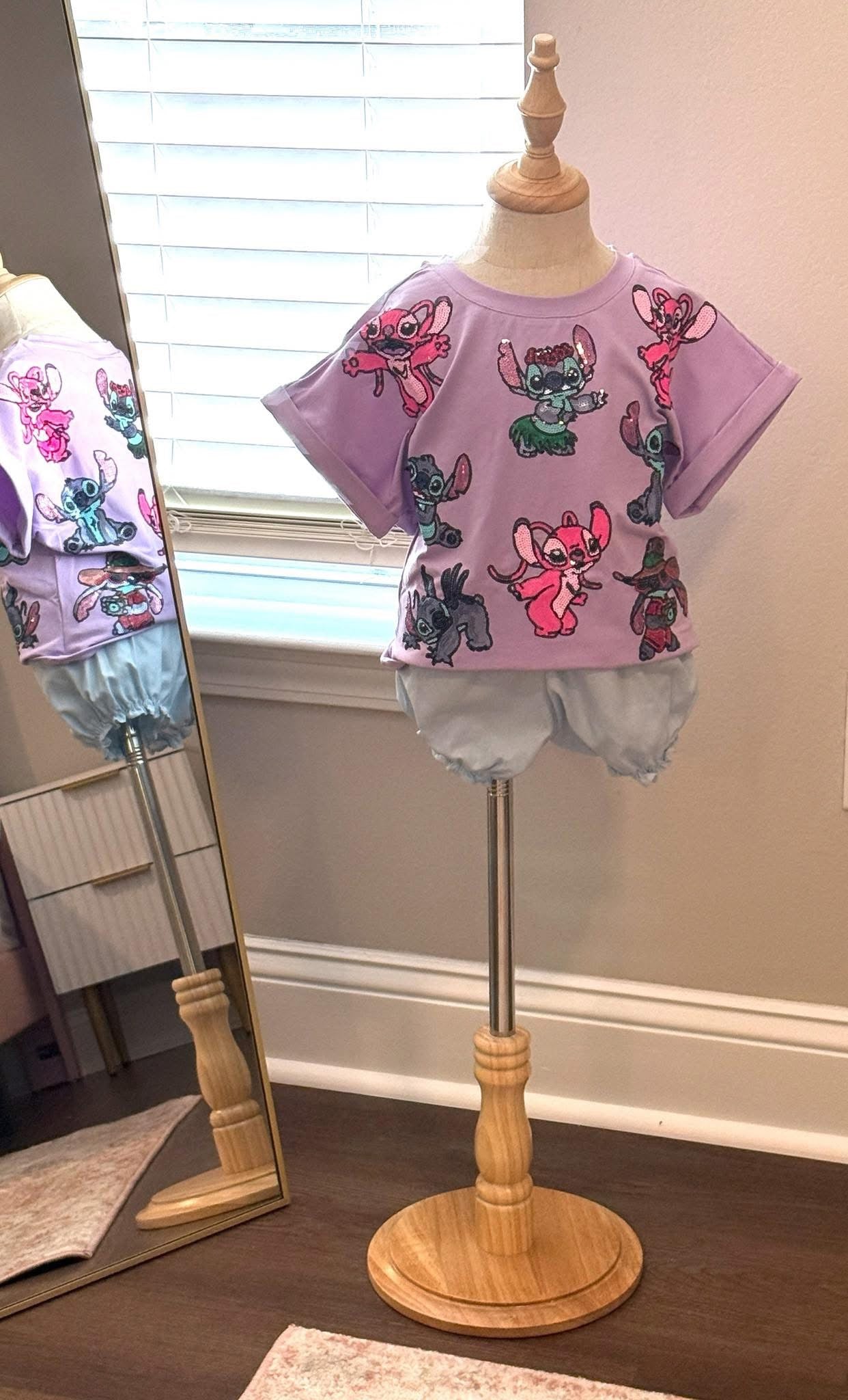 Ohana 626 Girl Sequin Shirt-KIDS