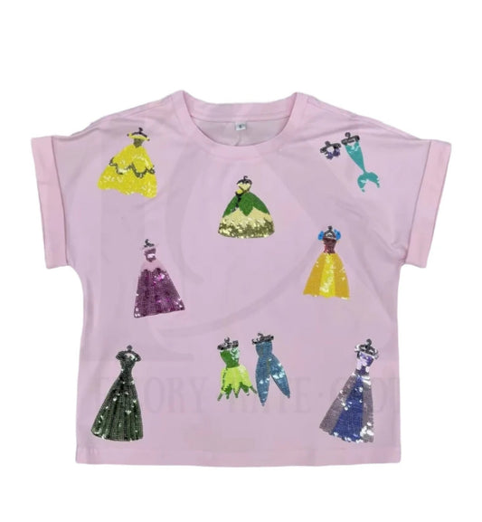 Princess Dress Tee-Kids