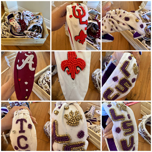 Imperfect Beaded Headbands - Various Teams3