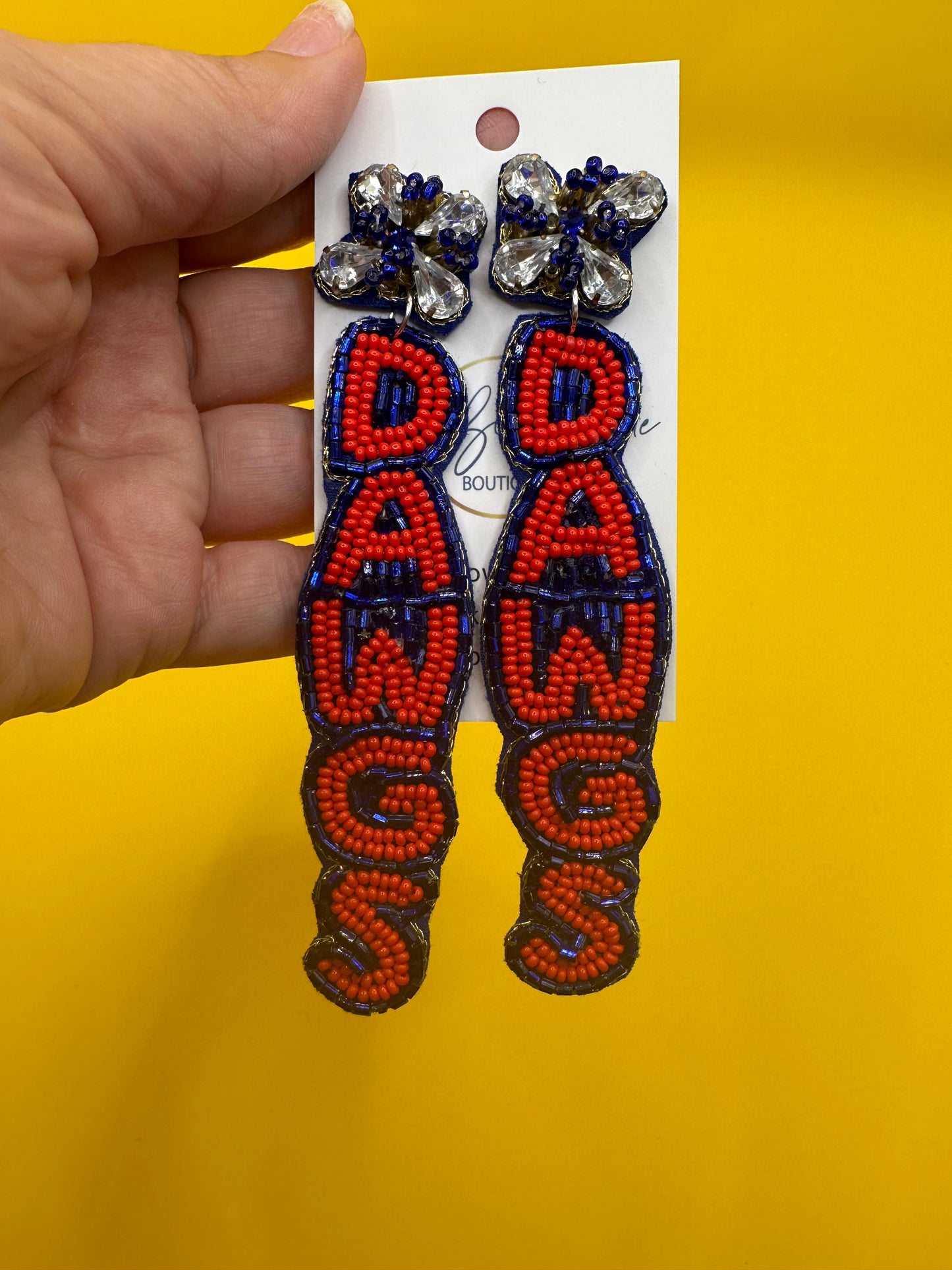 Dawgs Beaded Earrings