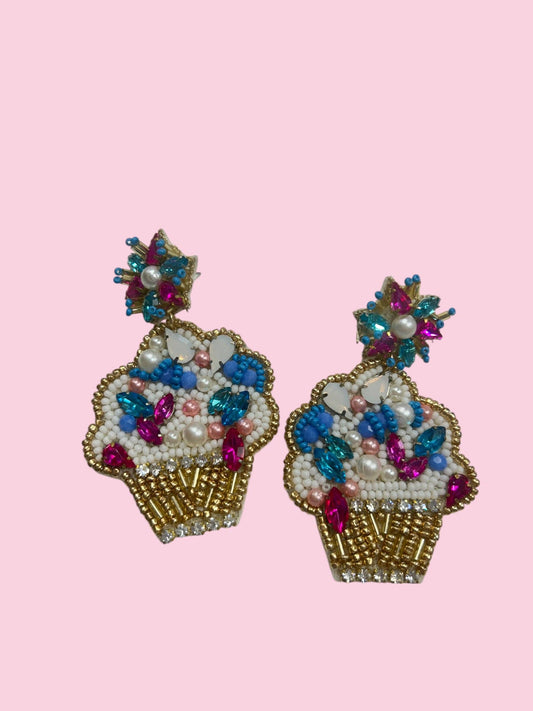 Cupcake Earrings