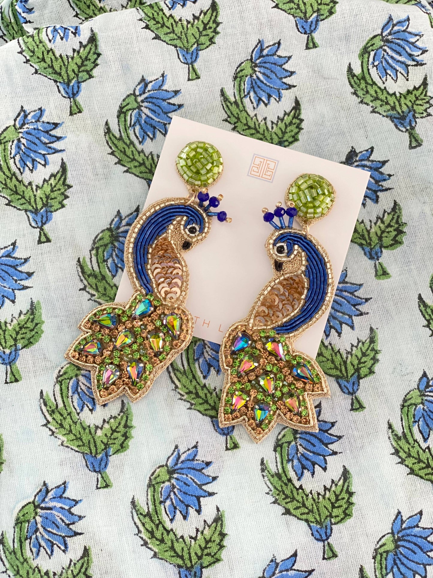 Peacock Earrings