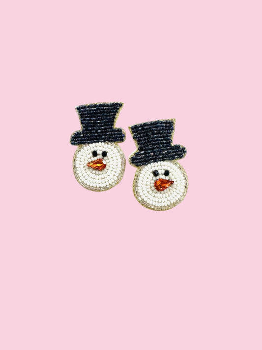 Mini Snowman Studs