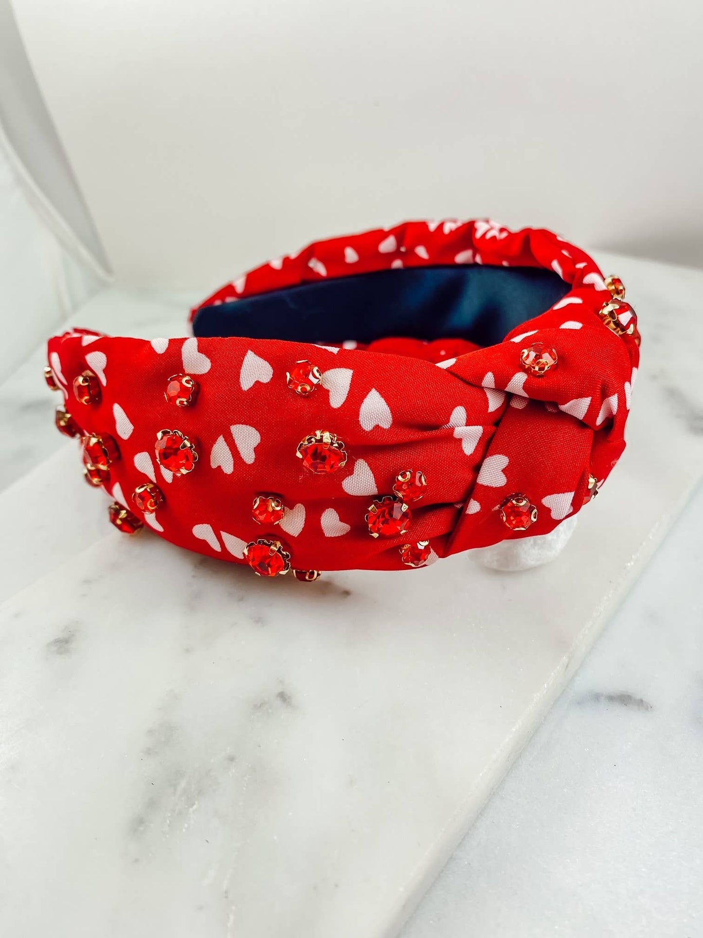 Galentine Heart Headband in RED