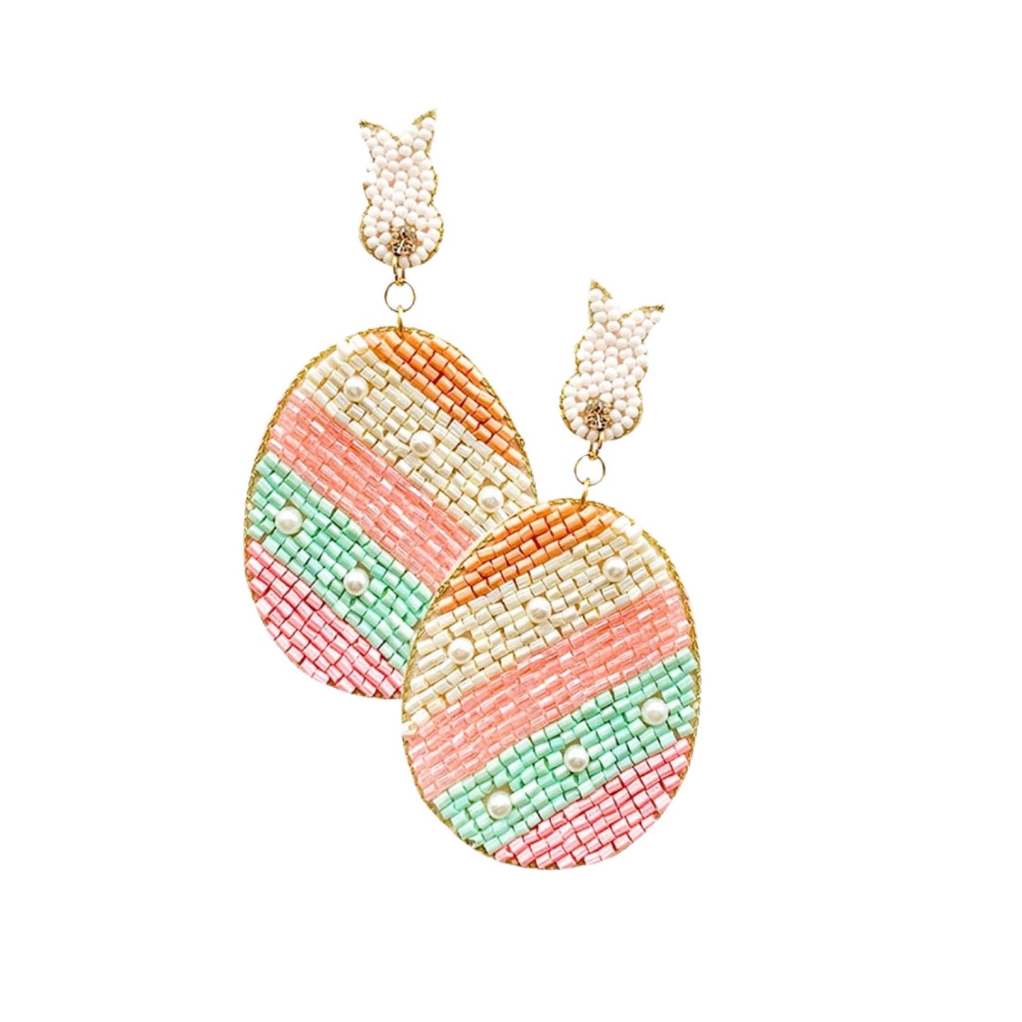 Pastel Easter Egg Earrings