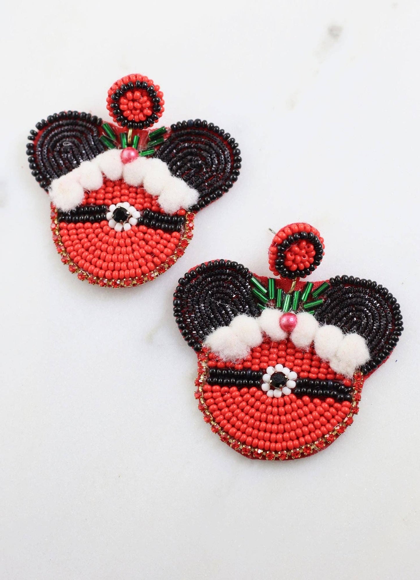 Mickey Santa Earring