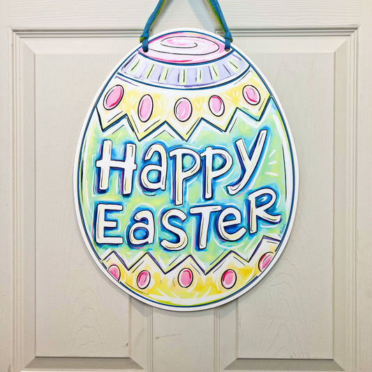 Happy Easter Egg Door Hanger