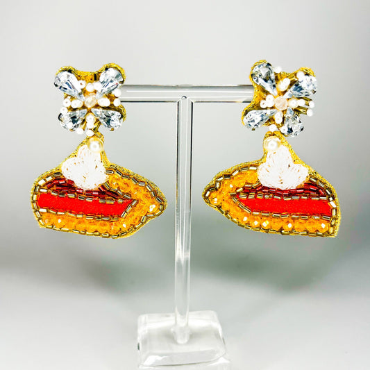 Thanksgiving Day Pie Earrings