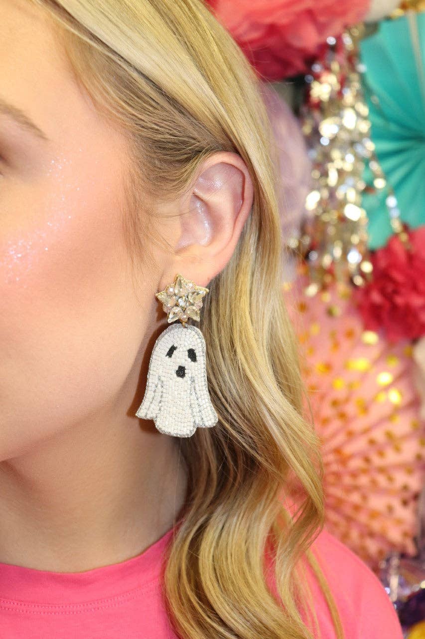 Ghost Luxe Beaded Earrings