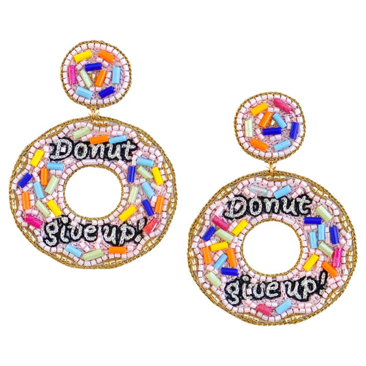 Donut Give Up Earrings