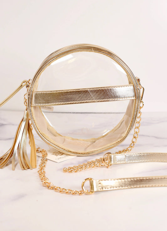 Madison Clear Crossbody GOLD