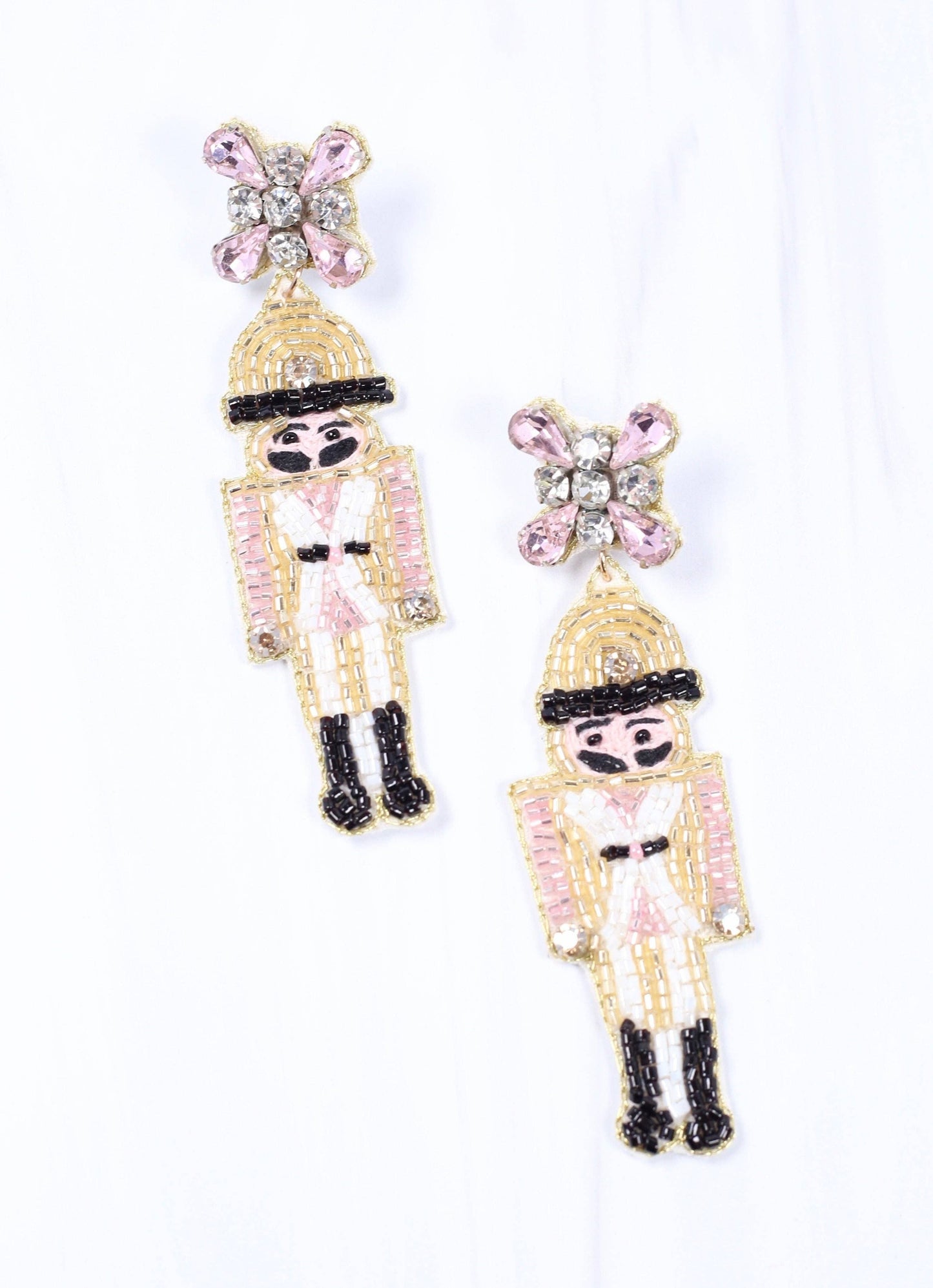 Gold Nutcracker Earrings