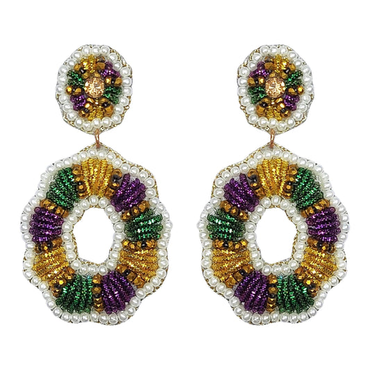 King Cake Earrings
