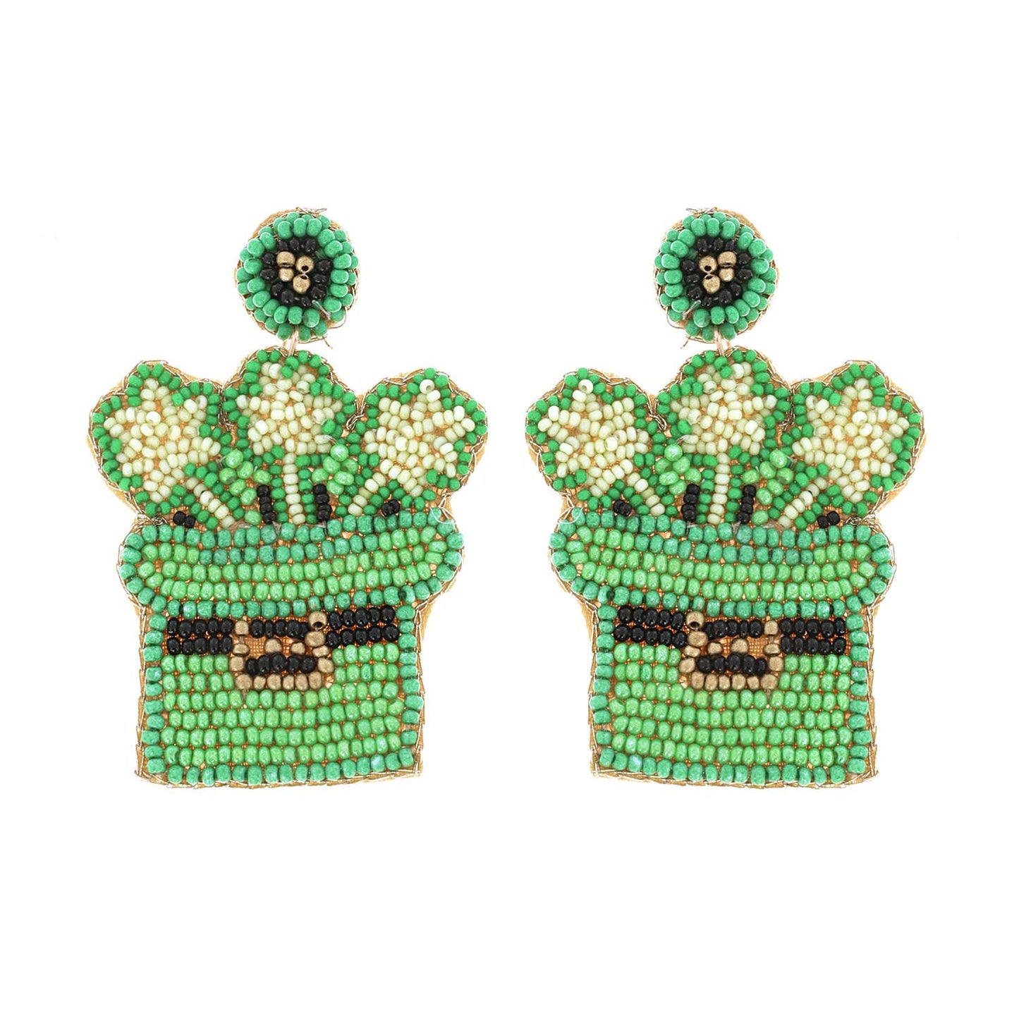 Saint Patrick's Lover Leprechaun Hat Earrings