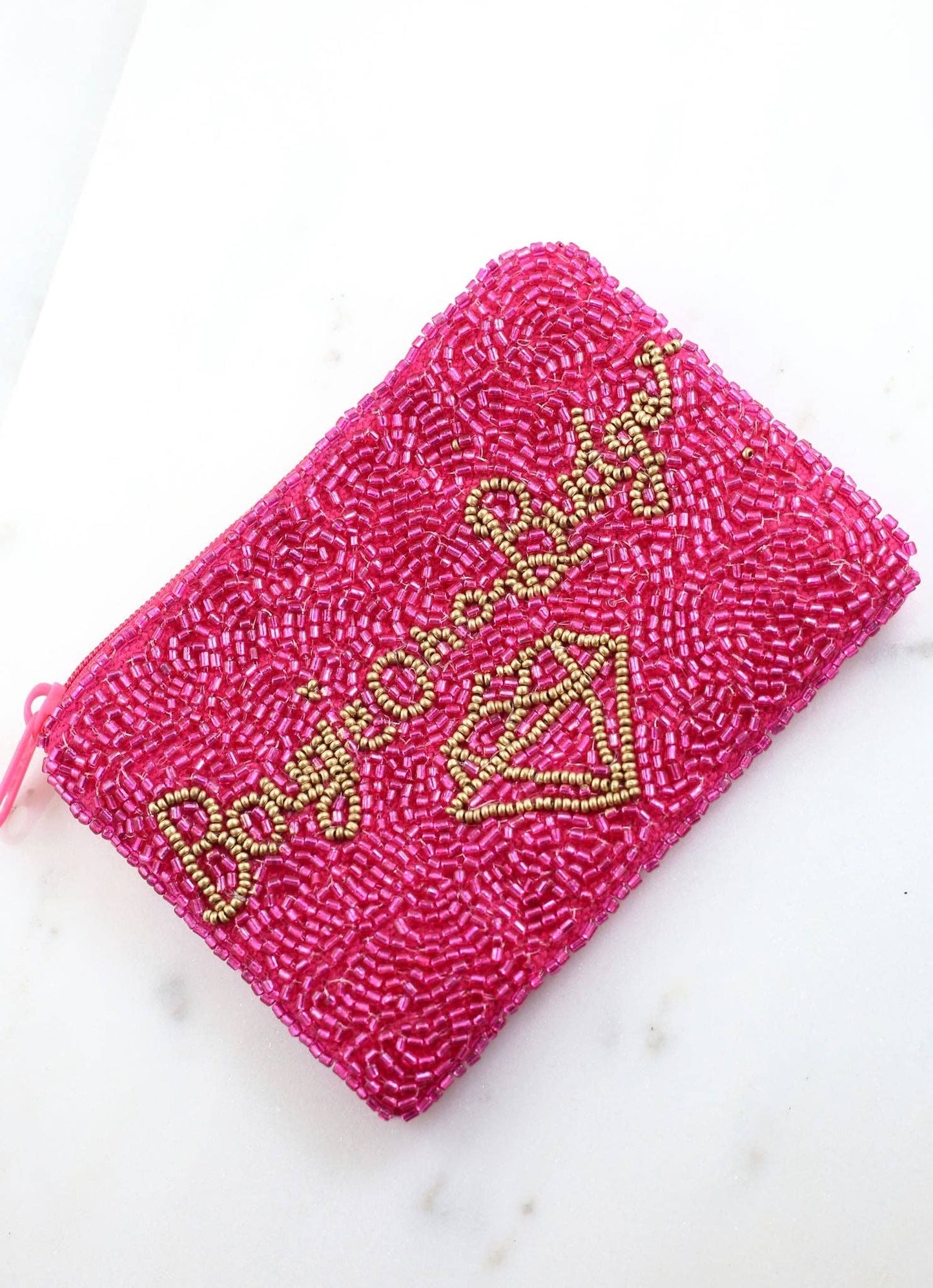 Bougie on a Budget Coin Pouch FUCHSIA