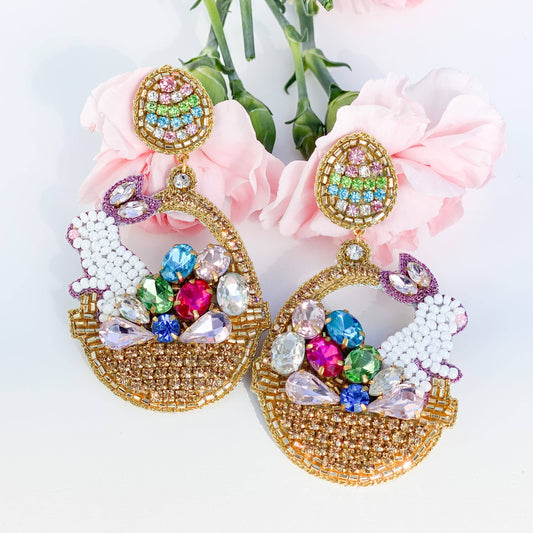 Easter Basket Earrings