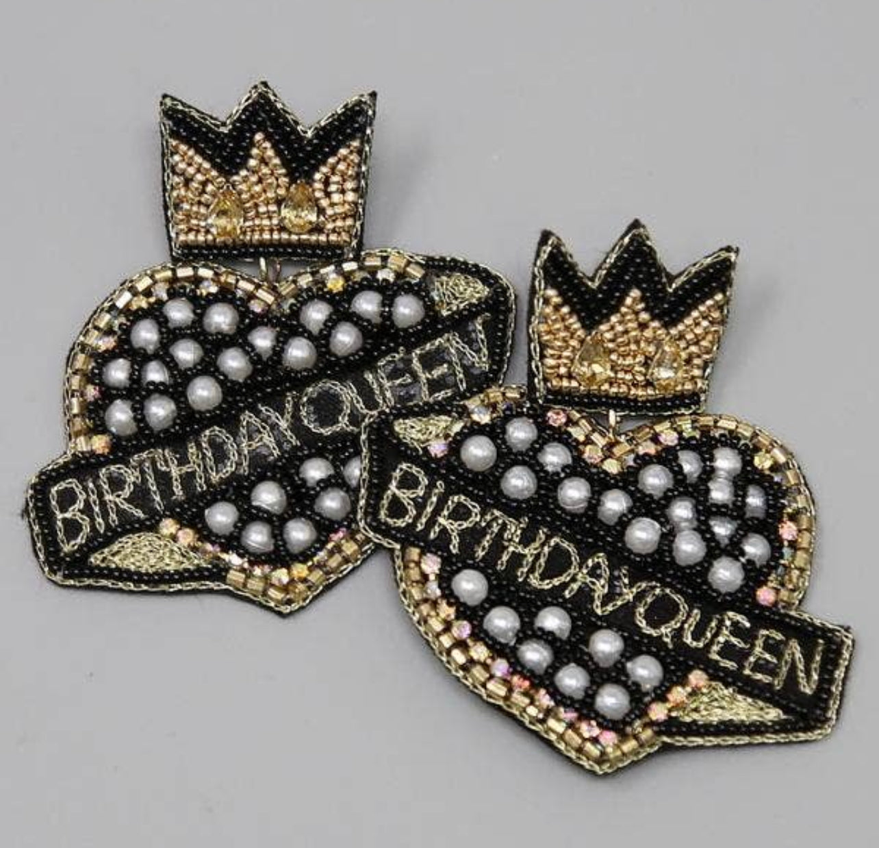 Birthday Queen Earrings