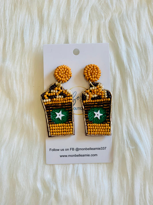 Pumpkin Spiced latte earrings