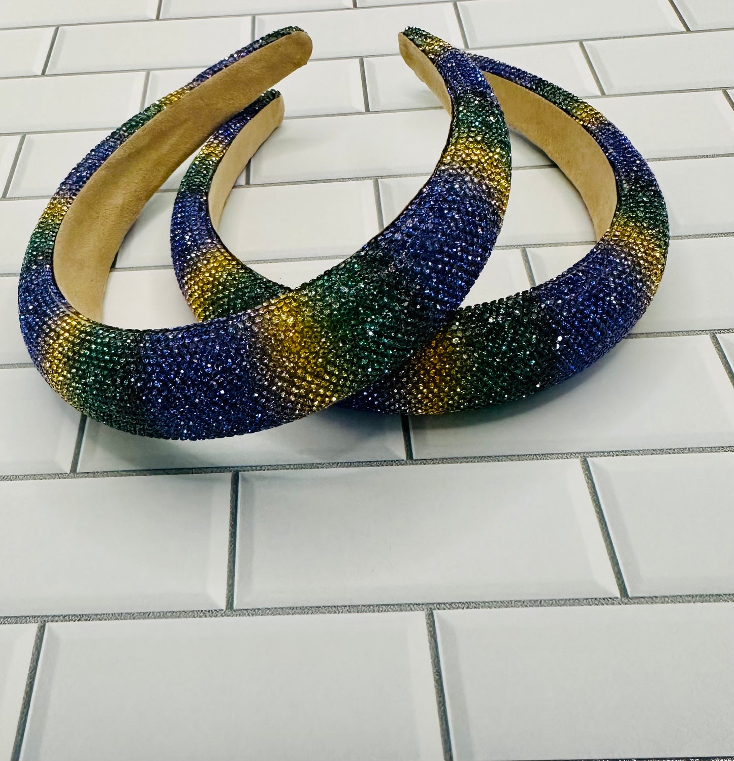 Mardi Gras Crystal Headband