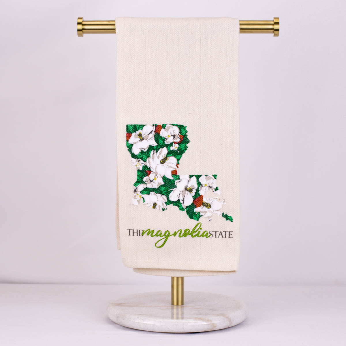 Louisiana Magnolia Hand Towel