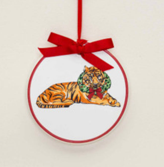 Tiger Wreath Ornament