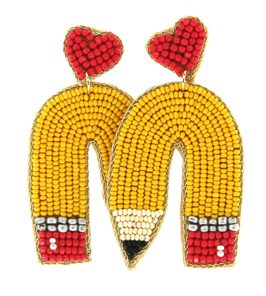 Pencil Rainbow Earrings