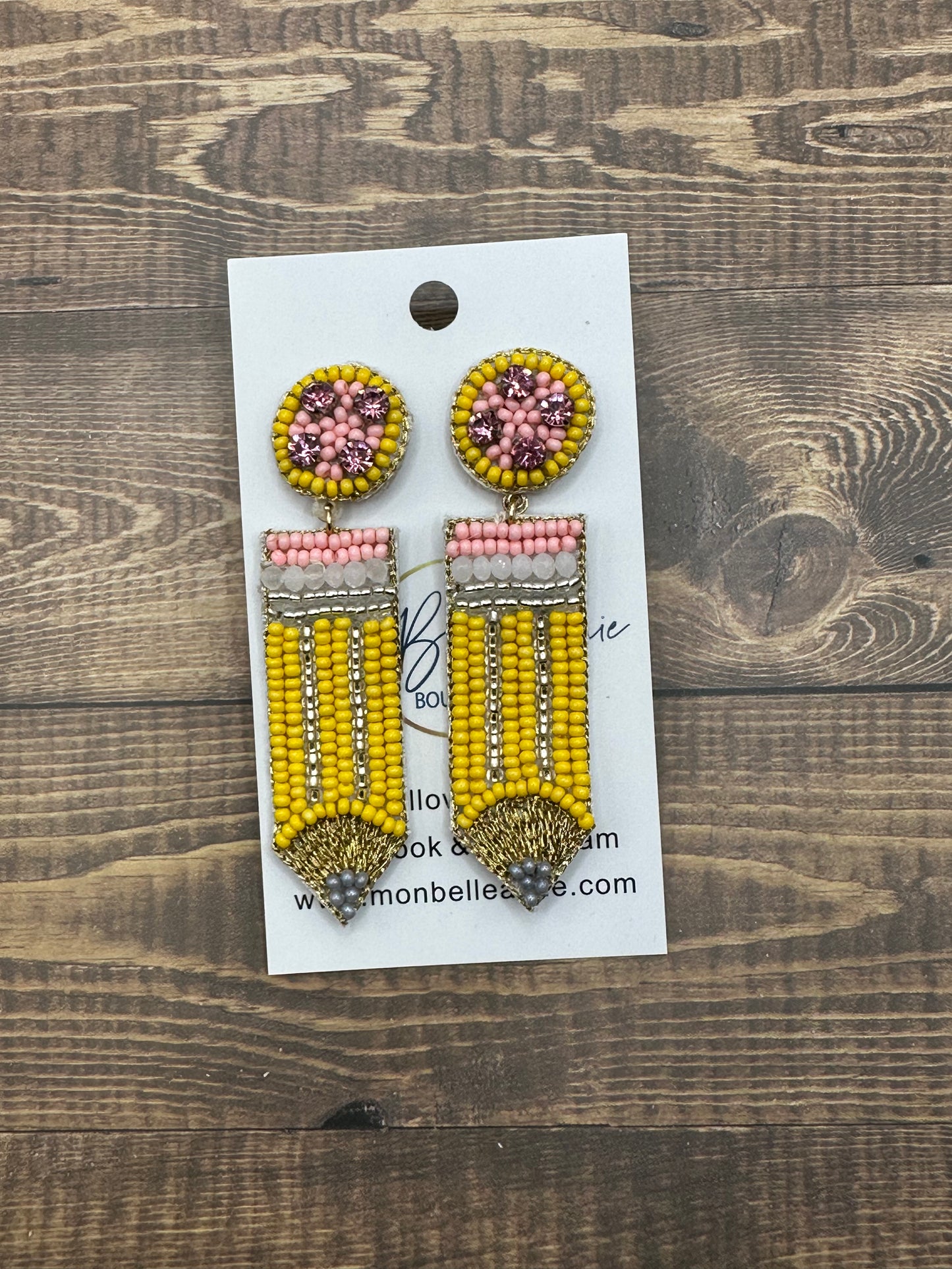 Teacher Pencil Earrings