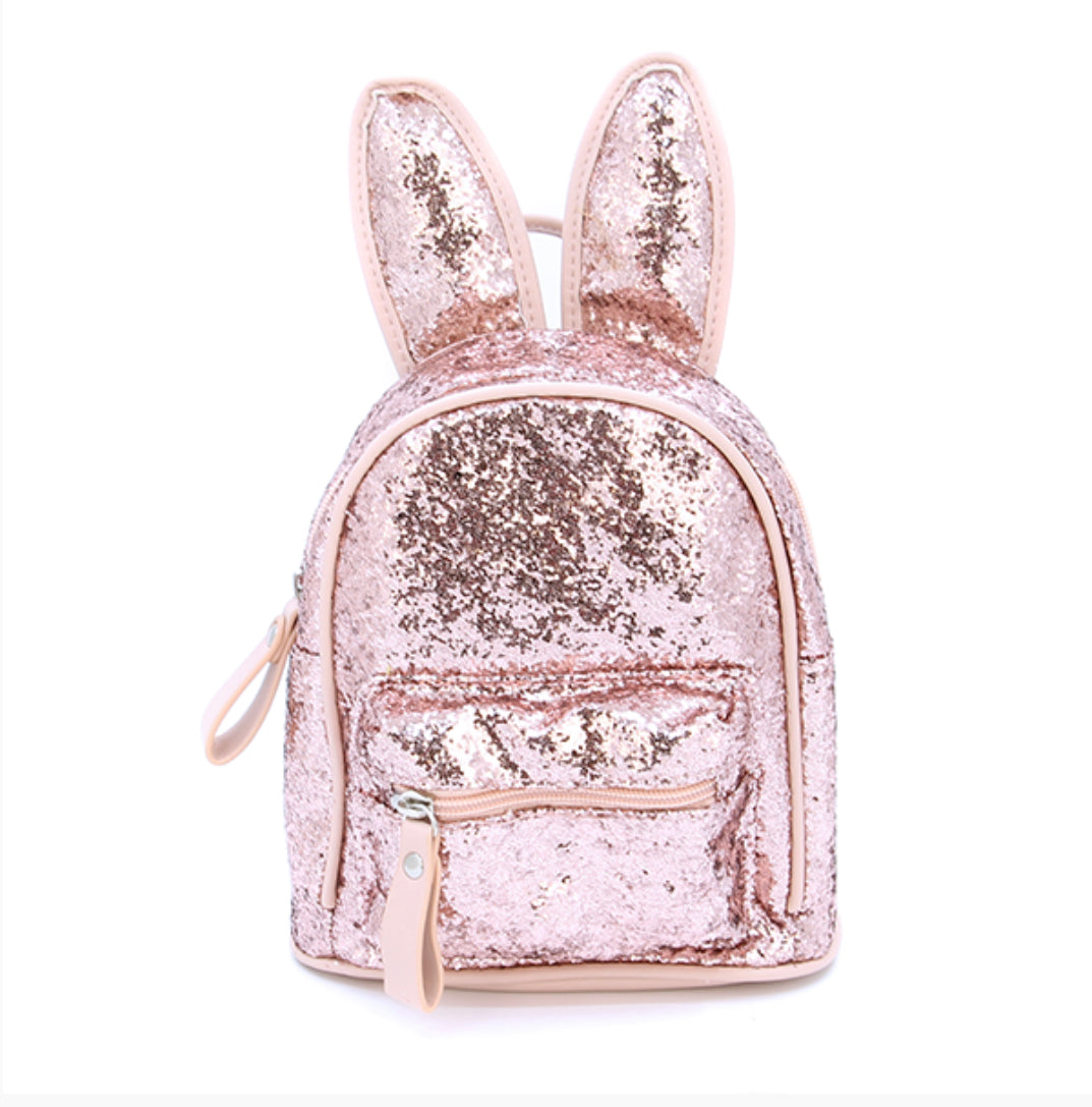 Bunny Ears Glittery Mini Backpack - 2 colors