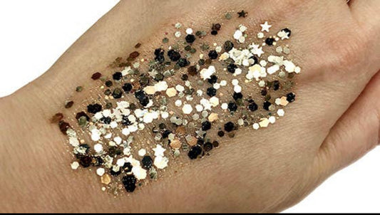 Bolt Balm Black and Gold Body Glitter